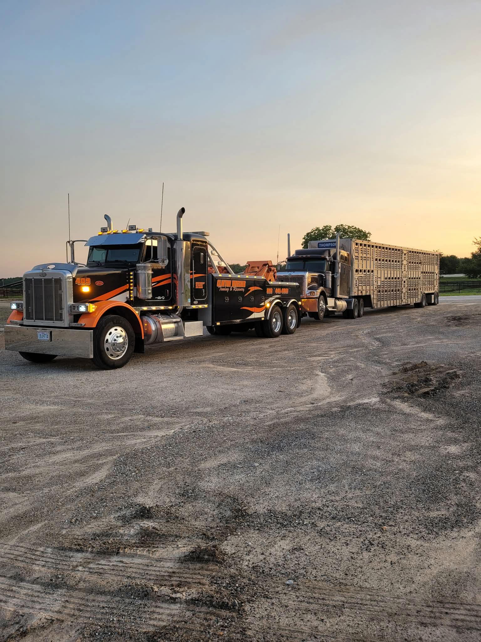 Clinton Wrecker performing a heavy recovery